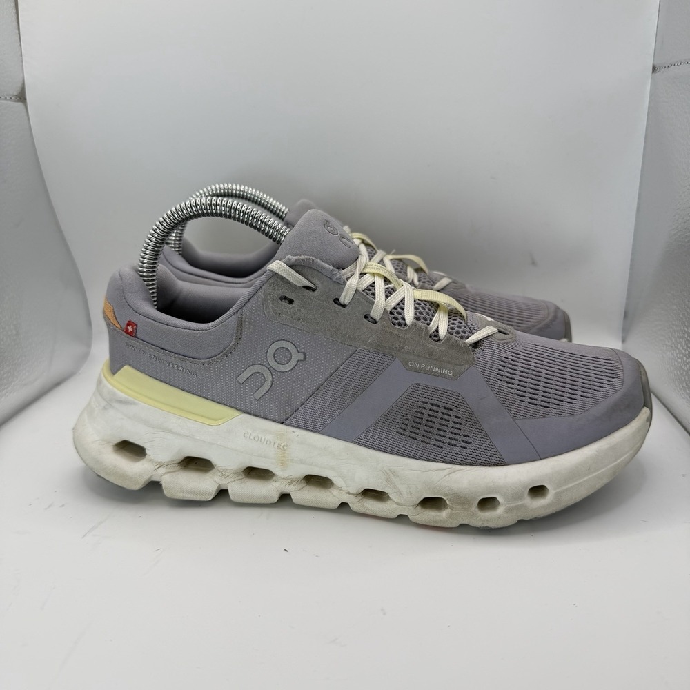 On Running Cloudrunner 2 Lilac Ivory Women Sz 7 Road Running Shoe 3WE10134049